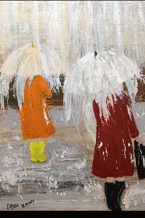 Referenzen | Vorschau des Bildes Woman in rain