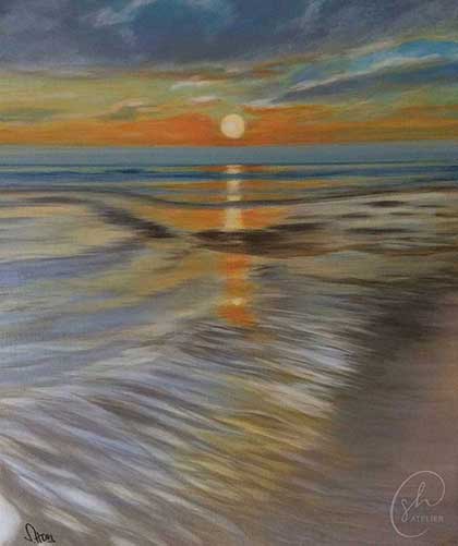 Referenzen | Bild Sonnenuntergang von Susanne Hoos - Krombach