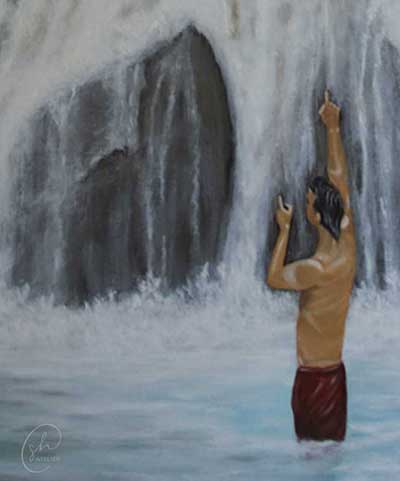 Verkauf von Gemälden | Im Fluß sein | Detailansicht