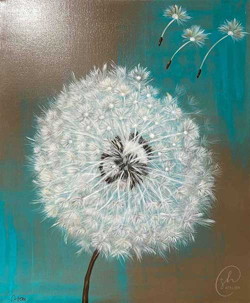 Verkauf von Gemälden | Pusteblume von Susanne Hoos