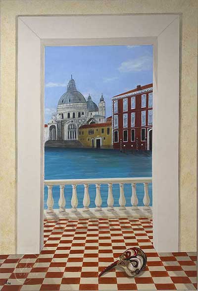 Referenzen | Bild Maskenball in Venedig von Susanne Hoos - Krombach