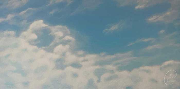 Verkauf von Gemälden | Im Himmel von Susanne Hoos