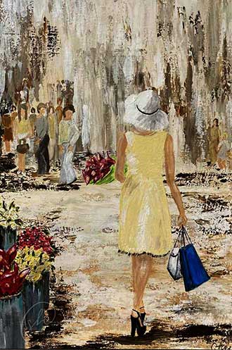 Verkauf von Gemälden | Lady Sonnenschein von Susanne Hoos