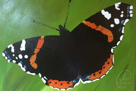 Der Schmetterling - ein Bild aus einem Workshop.