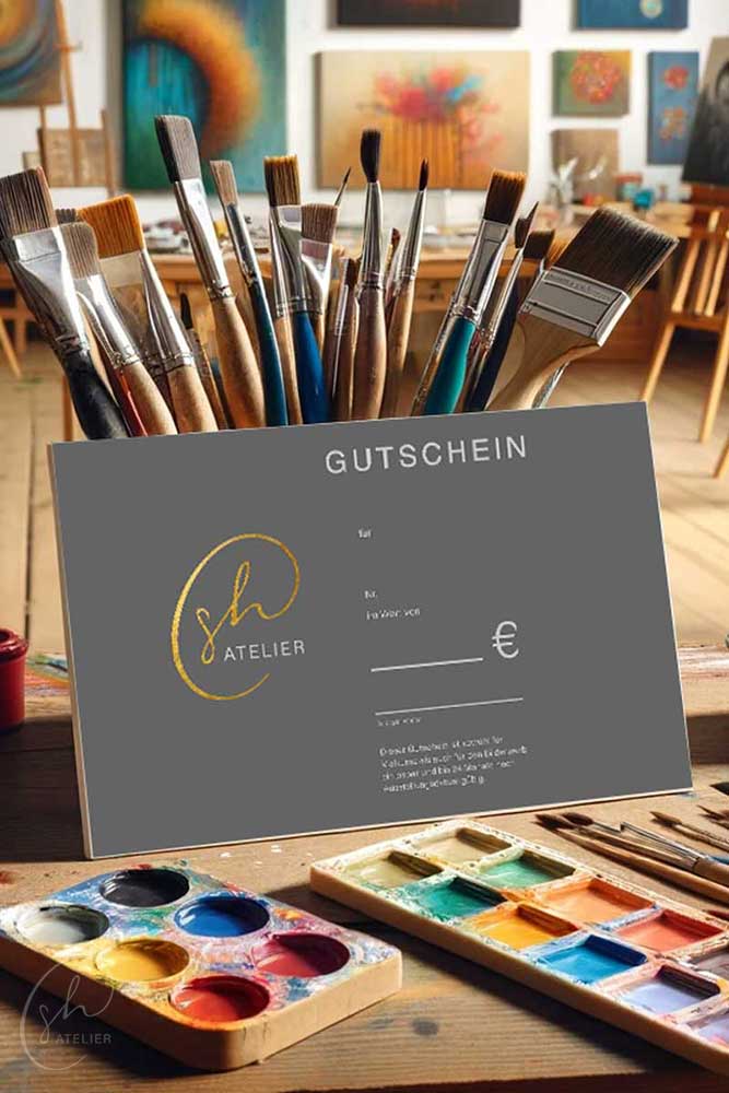 Geschenkgutschein von Atelier Susanne Hoos, Krombach.