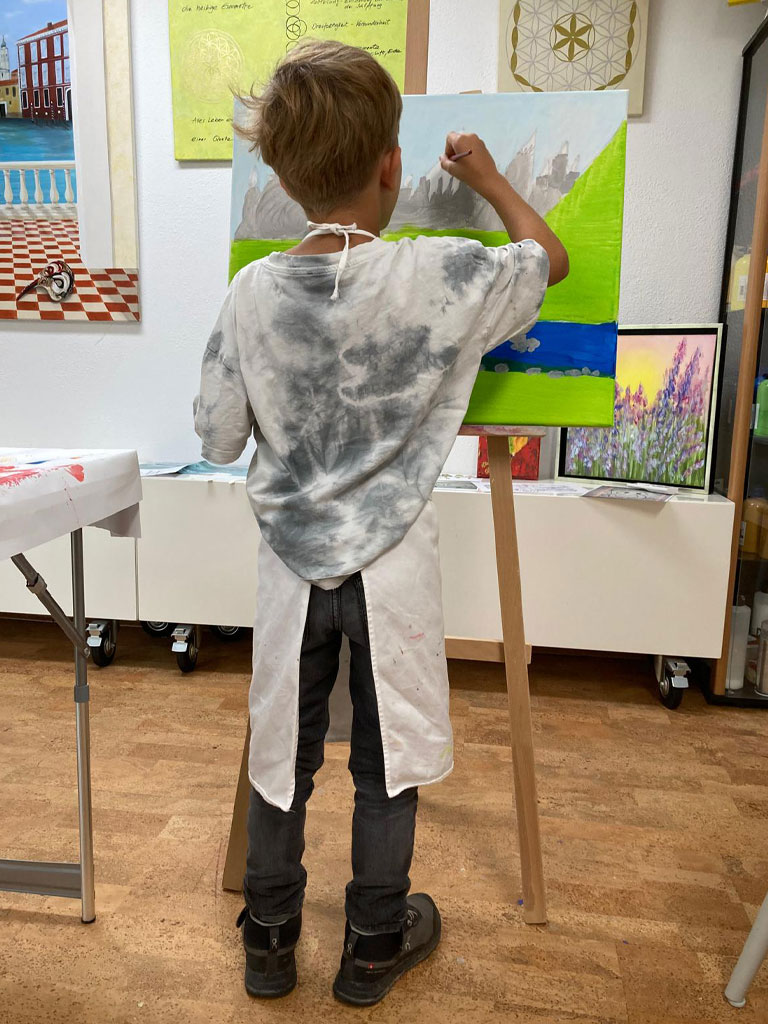 Gerne stehe ich mit Rat und Tat den Künstlern zur Seite.