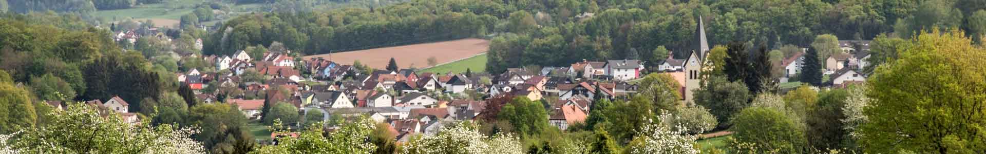 Krombach in Unterfranken - Heimat des Ateliers Susanne Hoos.