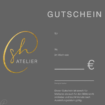 Geschenkgutscheine im Atelier Susanne Hoos