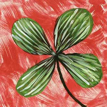 Bild eines Teilnehmer im Malkurs meditatives Malen | Blume